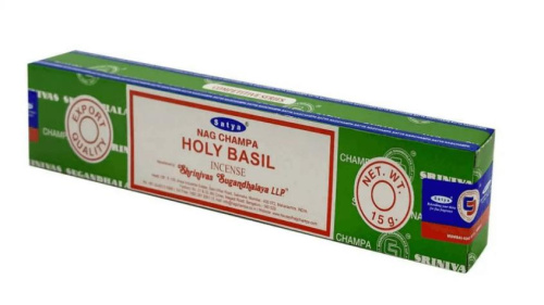 Благовония Nag Champa Holy Basil Incense (Наг чампа Священный Базилик) 15 г, Satya Благовония Nag Champa Holy Basil Incense (Наг чампа Священный Базилик) 15 г, Satya